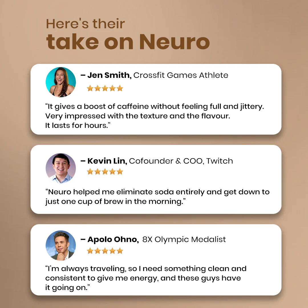 Neuro Energy & Focus Caffeine Gums - Iced Coffee - Image 6
