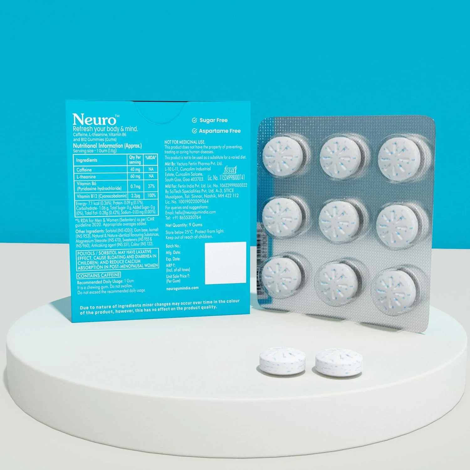 Neuro Energy Gums (Pack of 1) - Cinnamon & Peppermint - Image 15