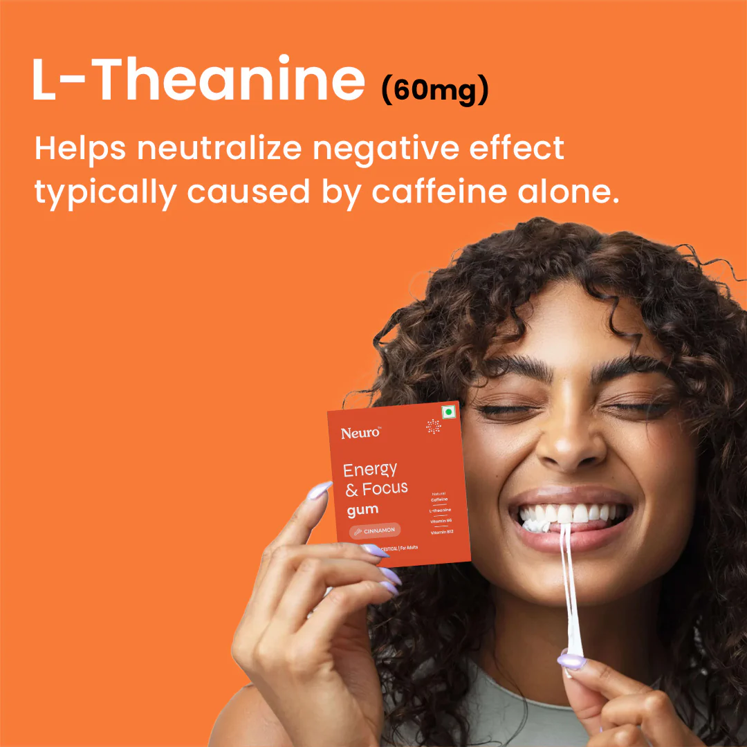 Neuro Energy & Focus Caffeine Cinnamon Gums - Image 5