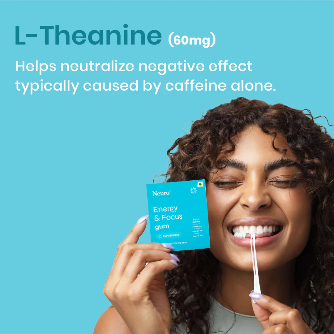 Neuro Energy & Focus Caffeine Gums - Peppermint - Image 6